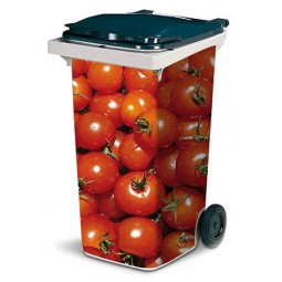 Décor de poubelle - Tomates...